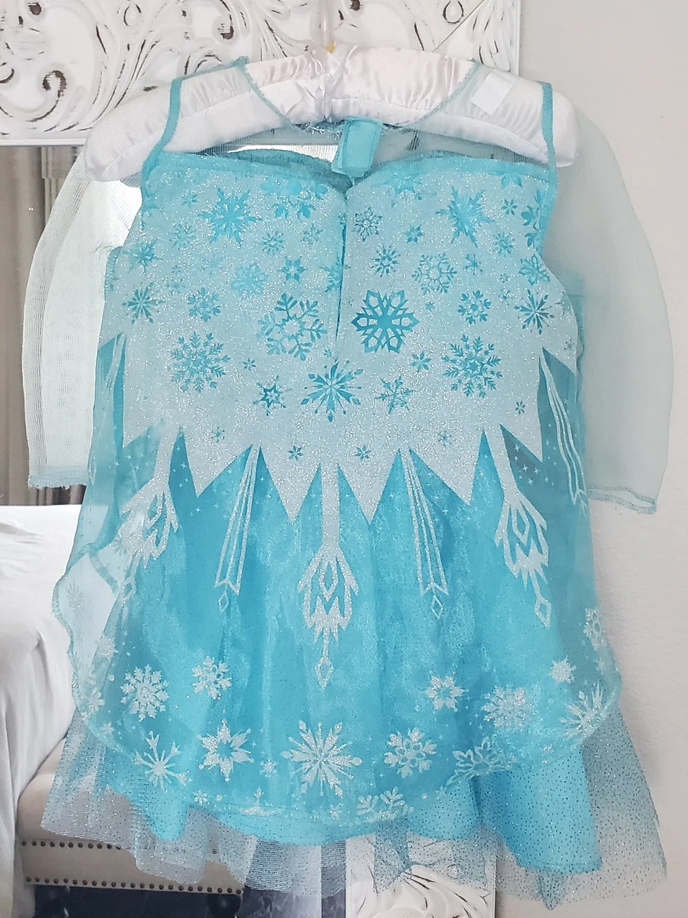 Frozen Disney Light Blue Sparkle Princess Dress